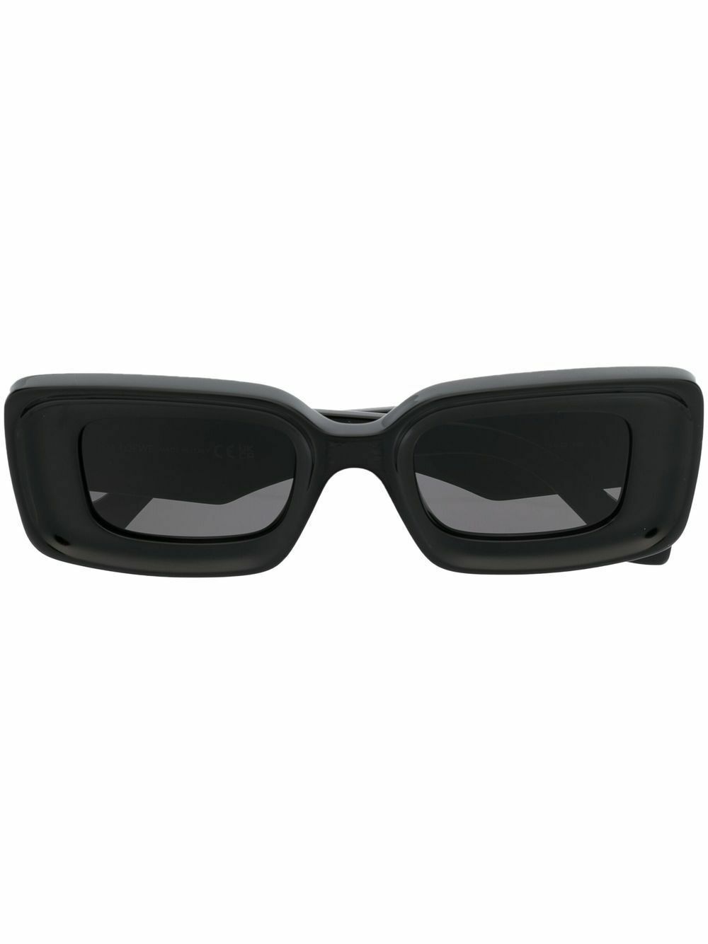 LOEWE EYEWEAR Anagram-Plaque Rectangle-Frame Sunglasses
