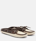 Brunello Cucinelli Monili canvas mules