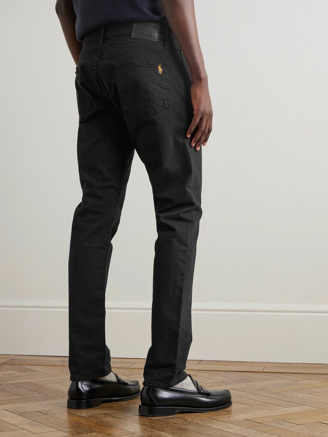 POLO RALPH LAUREN ブラック SLIM FIT バラ売り 1枚 Polo Ralph Lauren - Slim-Fit Straight-Leg Jeans - Black Polo Ralph