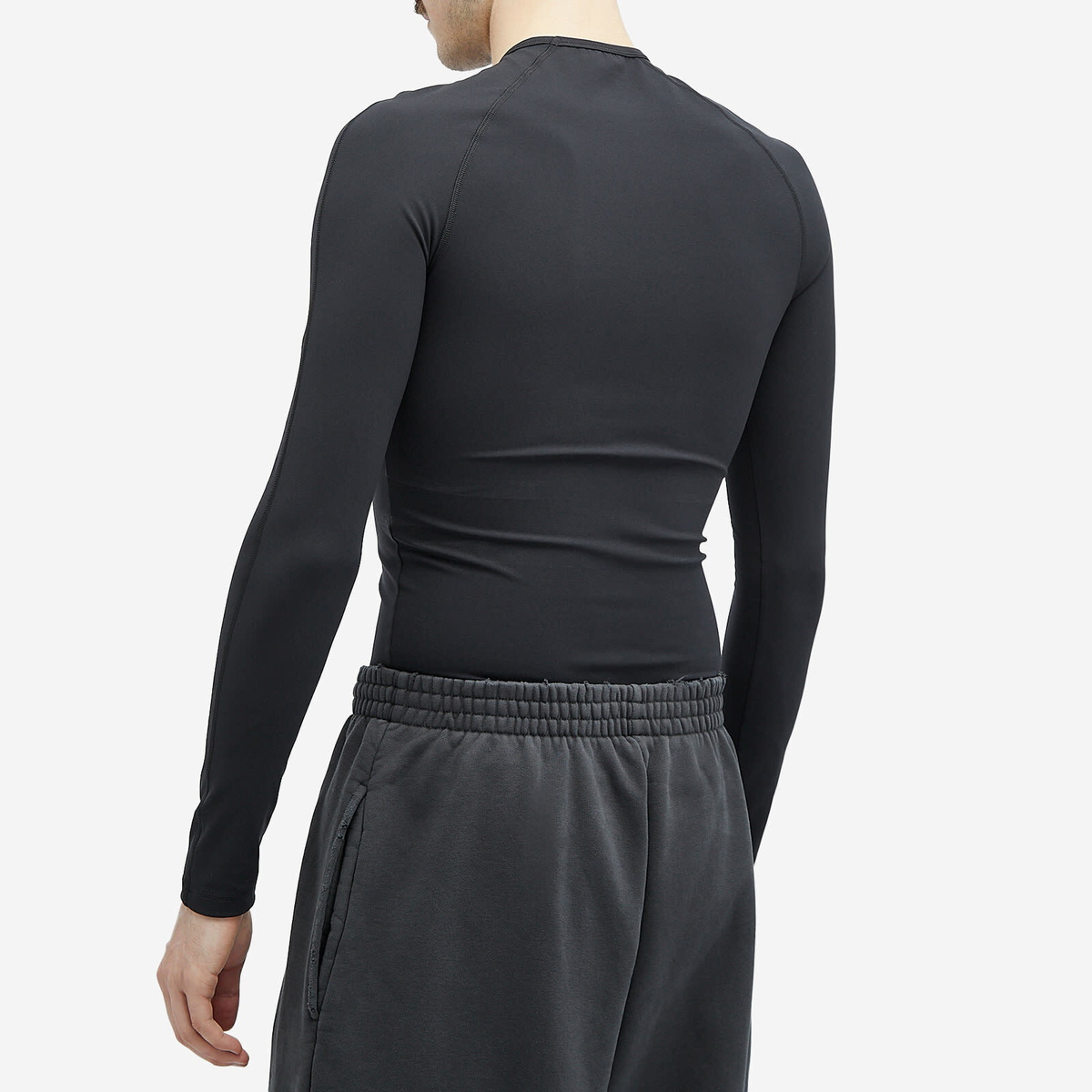 【送料関税込】Balenciaga Slim Fit Long Sleeve Balenciaga Slim Fit Long Sleeve Black & Reflective | END. (US)