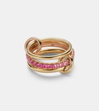 Spinelli Kilcollin Petunia 18kt gold and 18kt rose gold ring with sapphires