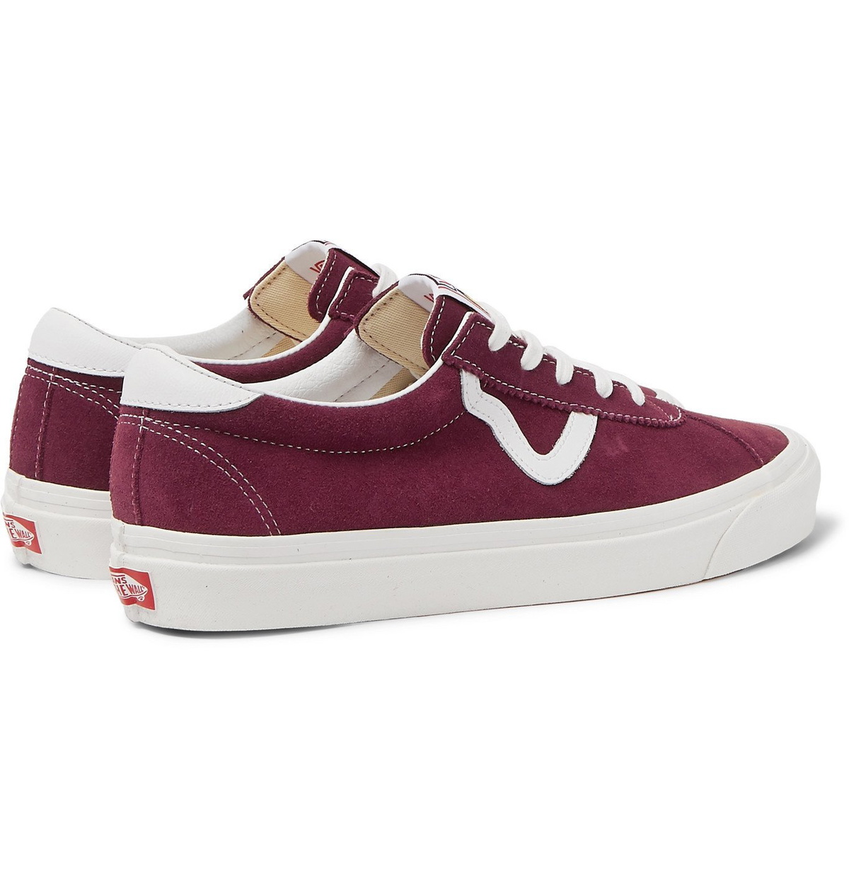 Vans Burgundy Old Skool Suede Sneakers