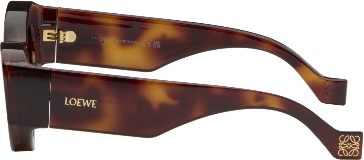 LOEWE Brown Paula's Ibiza Goggle Cat-Eye Sunglasses