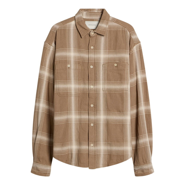 Photo: Café Mountain Men's Tumble Check Heritage Shirt in Rusk