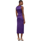 Georgia Alice SSENSE Exclusive Purple Satin Dress