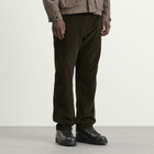 Stone Island Men's Organic Cotton Corduroy Trousers in Charcoal