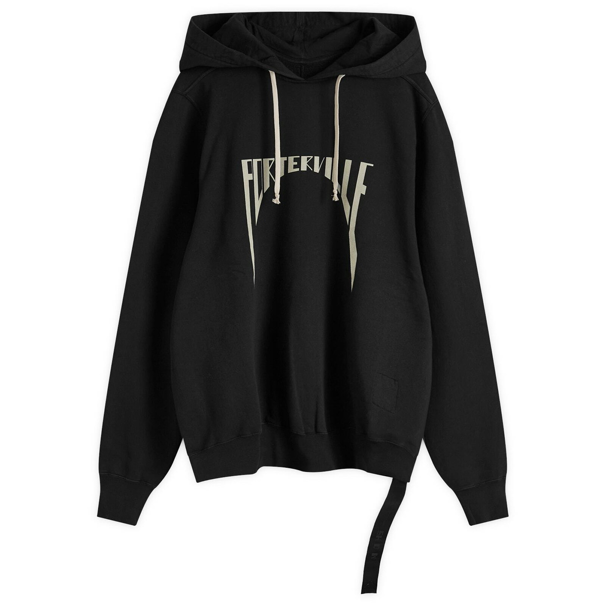 Rick Owens DRKSHDW Men's Porterville Popover Hoodie in Black