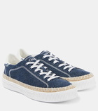 Chloé Telma denim sneakers