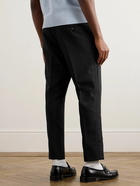 Thom Browne - Slim-Fit Tapered Wool-Blend Trousers - Black