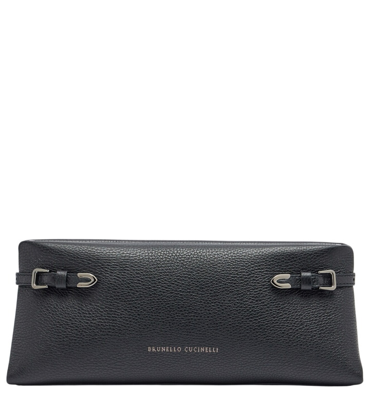 Photo: Brunello Cucinelli Small leather clutch