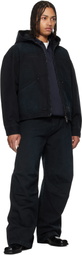 WOOYOUNGMI Navy Hood Dyed Jacket