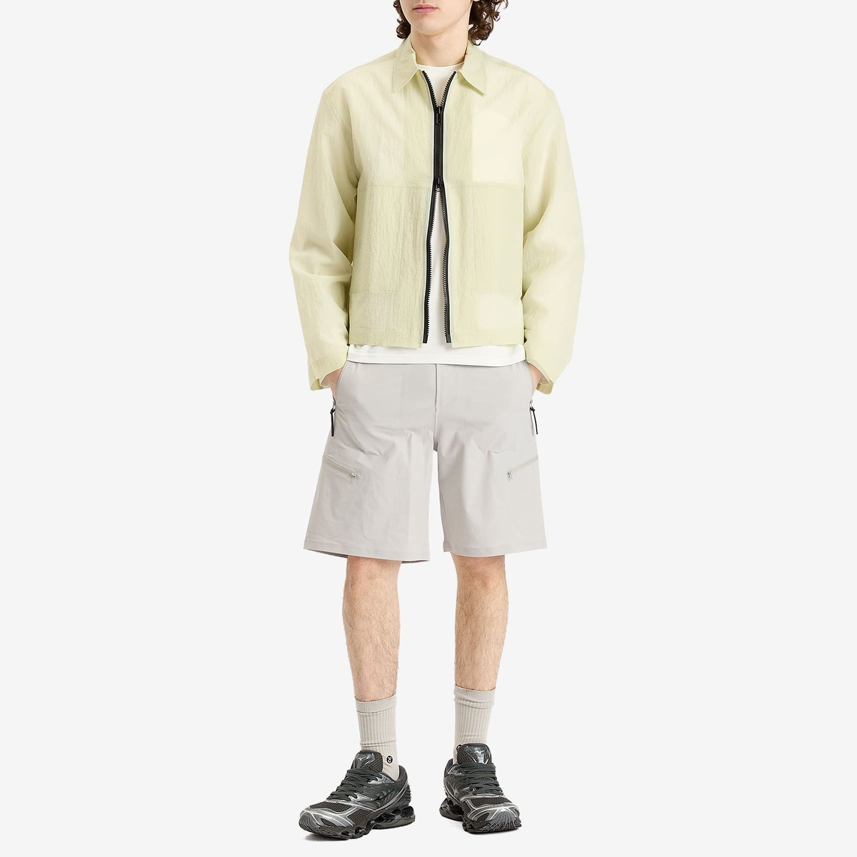 Hiking Patrol Men's Technical Shorts in Light Grey