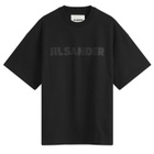Jil Sander Men's Logo T-Shirt in Black