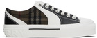 Burberry Black & White Vintage Check Sneakers