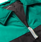 Acne Studios - Logo-Appliquéd Colour-Block Padded Nylon Jacket - Emerald