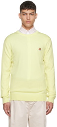 Maison Kitsuné Yellow Fox Head Sweater
