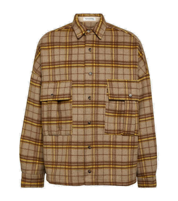 Photo: The Frankie Shop Wool-blend overshirt