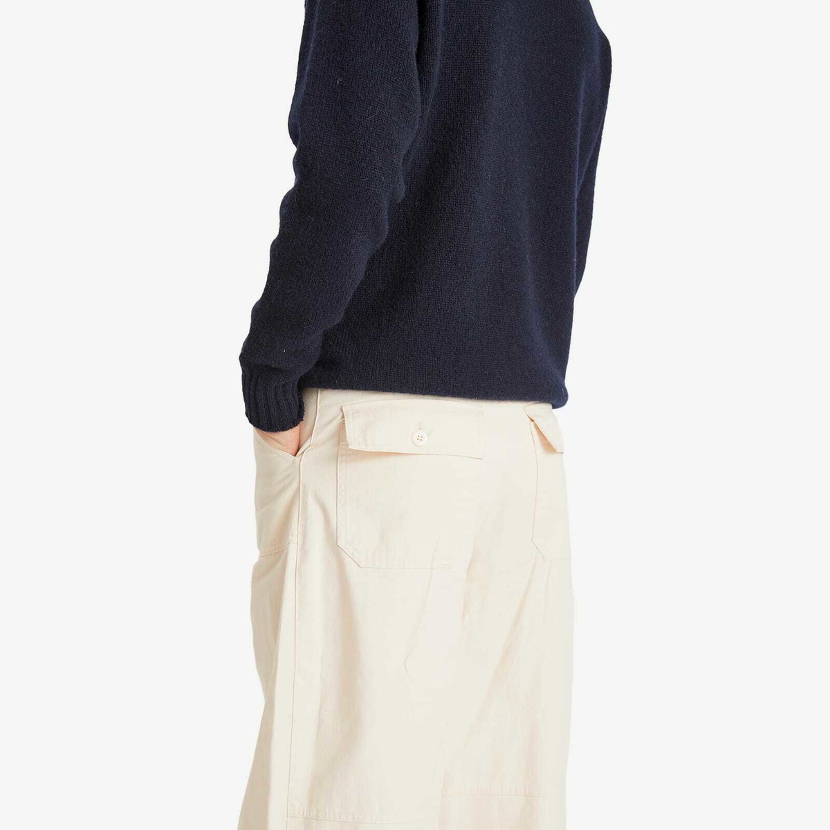 FrizmWORKS Men's Cotton Balloon Pants in Ivory
