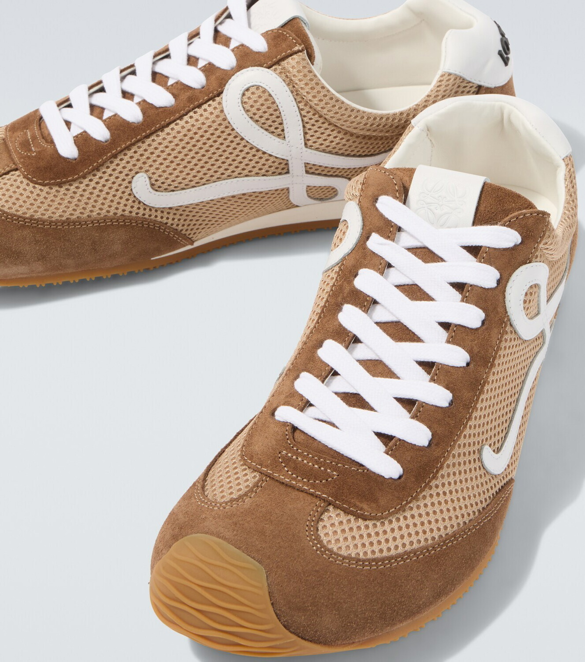 Loewe Ballet Runner 2.0 suede-trimmed sneakers