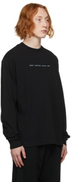 Off-White Black Marker Logo Long Sleeve T-Shirt