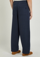 Picante Everyday Wide-leg Cotton Sweatpants Navy