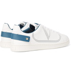 Valentino - Valentino Garavani Backnet Perforated Leather Sneakers - White