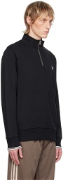 Fred Perry Black Half-Zip Sweatshirt