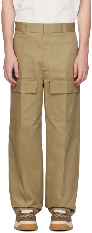 Photo: Gucci Brown Cargo Pocket Trousers