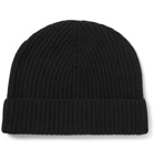 Lock & Co Hatters - Ribbed Cashmere Beanie - Black