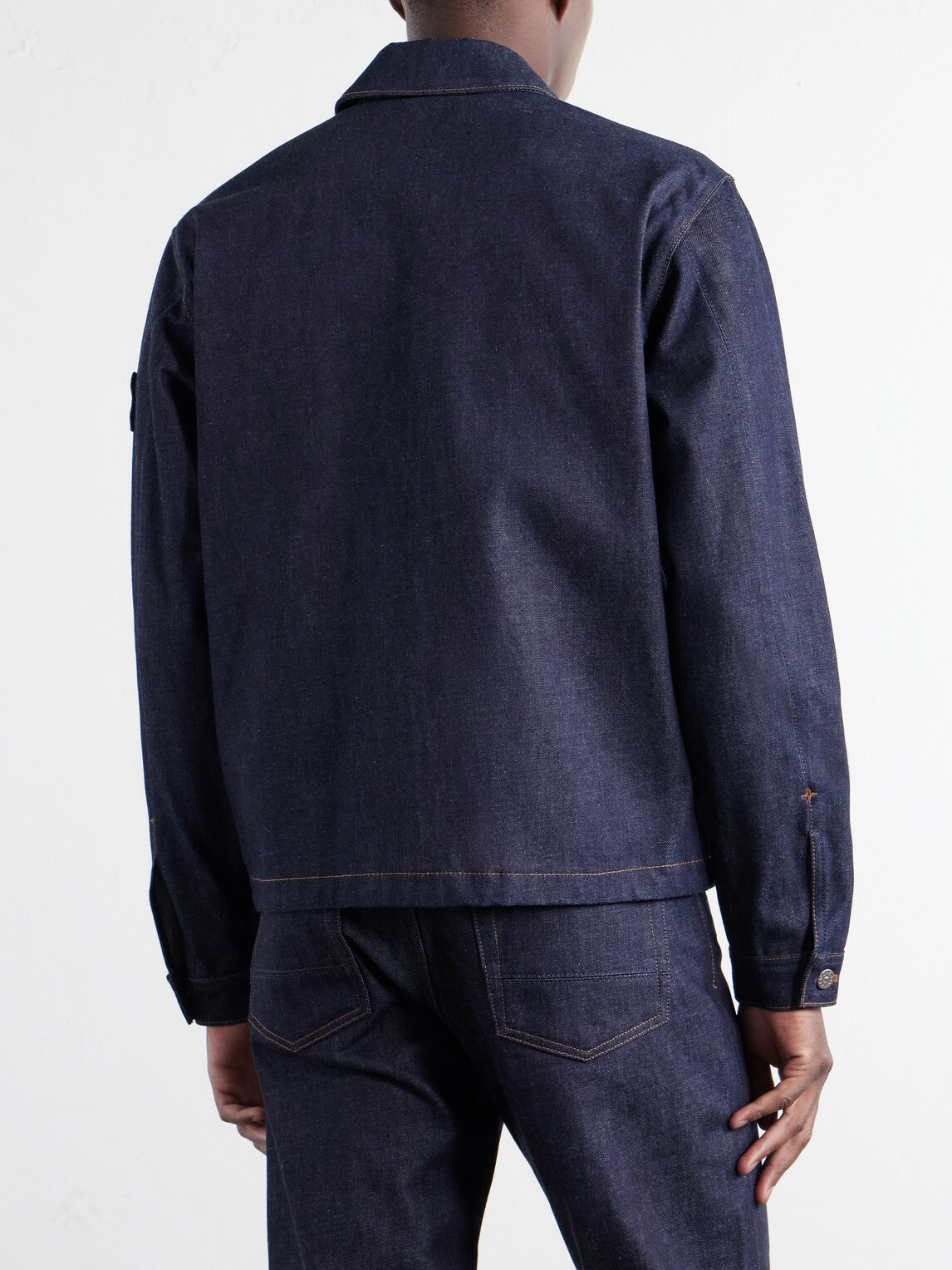 Stone Island - STONE ISLAND DENIM Indigo Raw Jacket - Blue