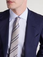Brioni - Cutaway-Collar Cotton-Poplin Shirt - Blue