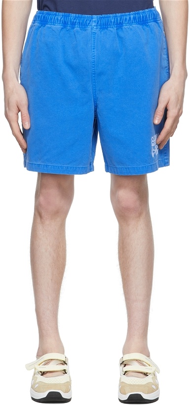 Photo: Brain Dead Blue Cotton Shorts