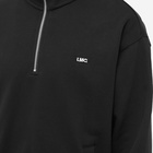 LMC Men's Box Logo Quarter Zip Sweat in Black