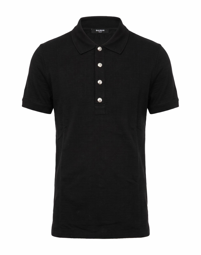 Photo: Balmain Mens Polo shirt in Black
