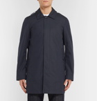 Burberry - Cotton-Blend Gabardine Hooded Coat with Detachable Gilet - Men - Navy