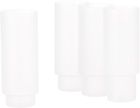 ferm LIVING Ripple Long Drink Glasses Set, 4 pcs