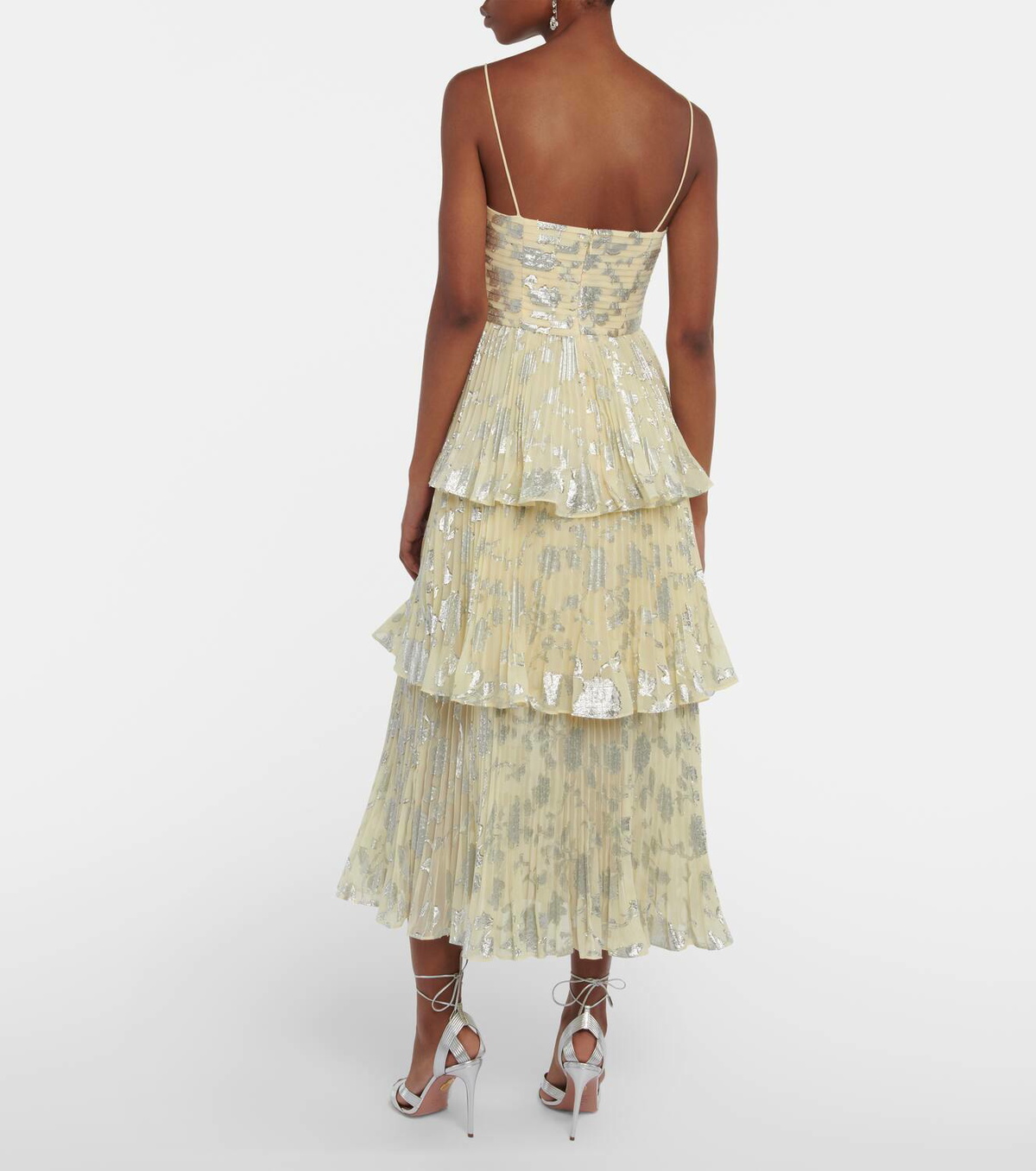 smock midi dress Green Floral Print Strappy Smock Midi Dress – AX Paris