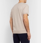 Brunello Cucinelli - Mélange Cotton-Blend Sweatshirt - Neutrals