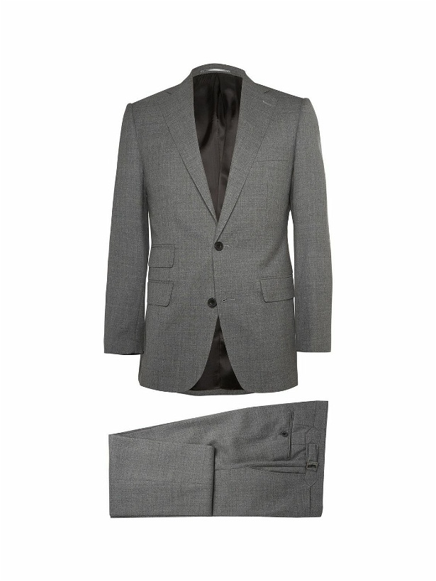 Photo: Thom Sweeney - Grey Weighouse Slim-Fit Wool Suit - Gray
