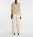 Deveaux New York - Remi cotton-blend cardigan