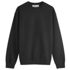Róhe Men's Oversized Logo Crew Sweatshirt in Black
