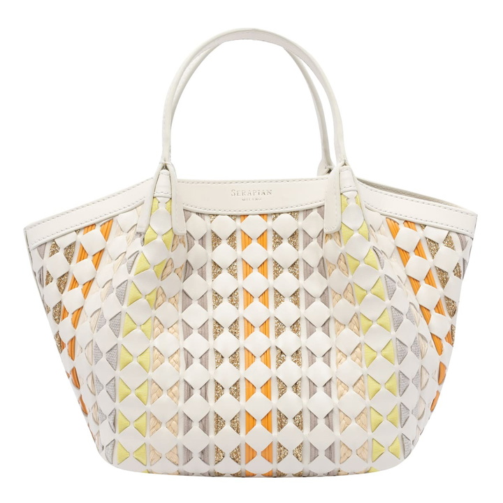 Photo: Serapian Mini Mosaico Secret Tote Bag