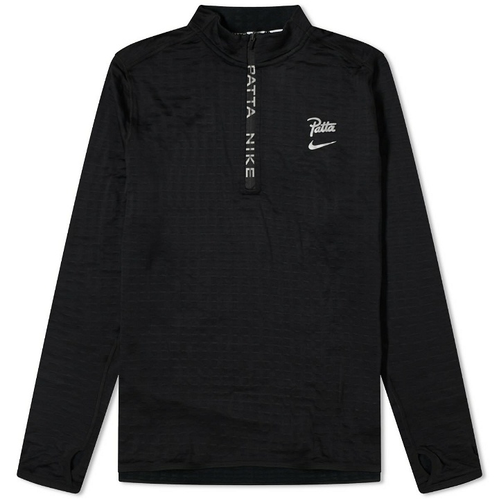 Photo: Nike x Patta Half Zip Long Sleeve in Black