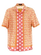 Versace All Over Logo Informal Shirt