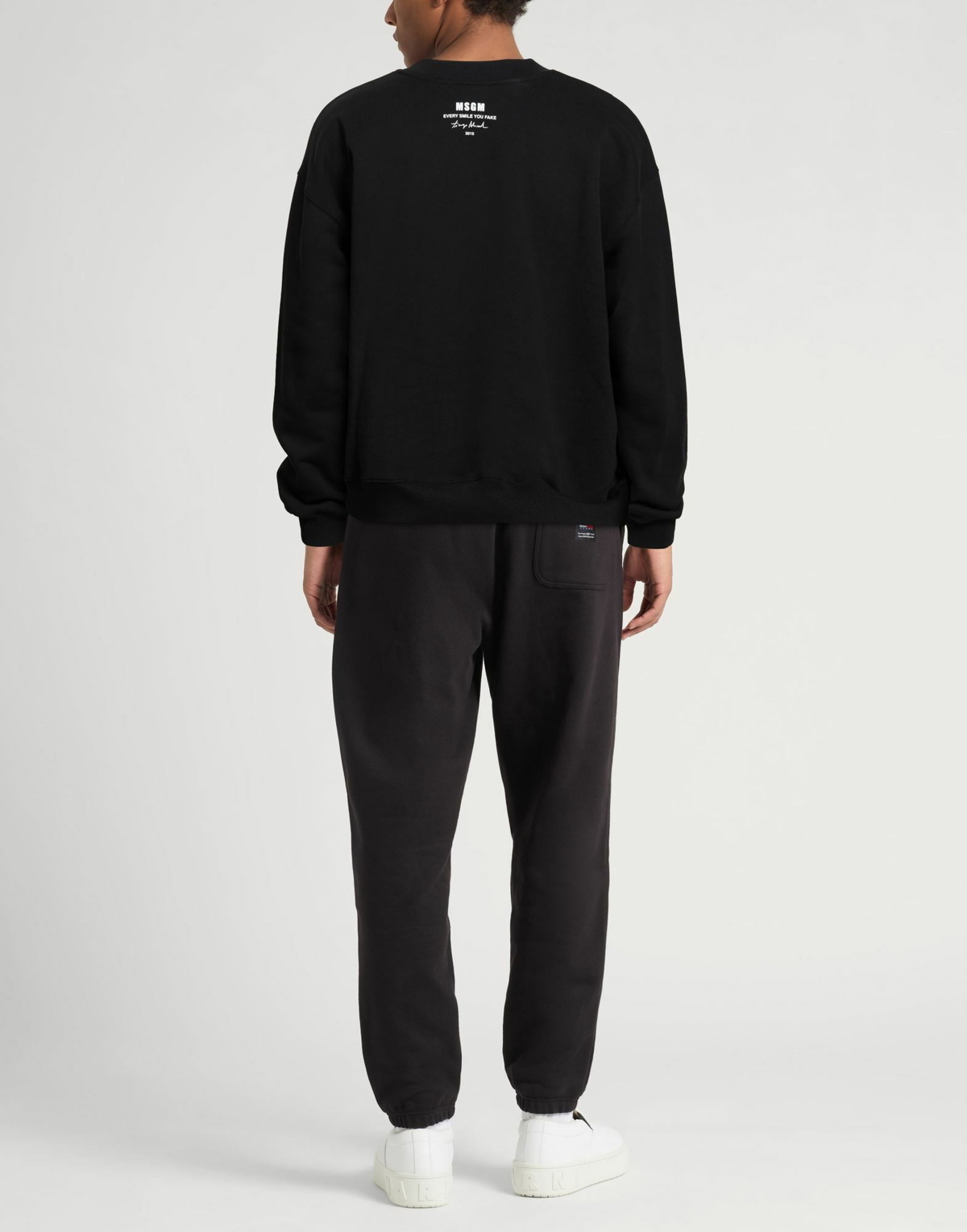 Msgm Mens Sweatshirt in Black