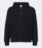 Allude Hooded wool and cashmere jacket