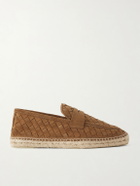 Castañer - Nilo Woven Suede Espadrilles - Brown