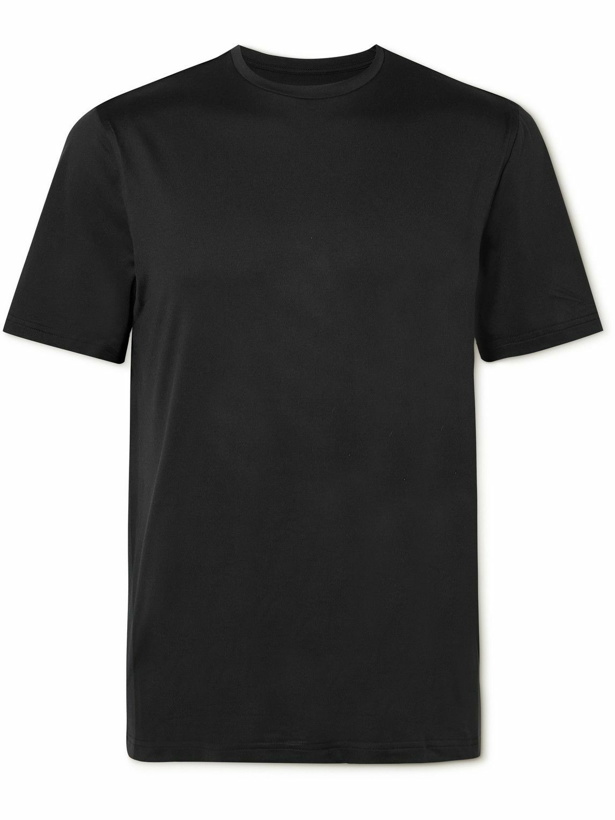 Photo: Outdoor Voices - All Day Stretch-Jersey T-Shirt - Black