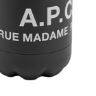 A.P.C. Men's Logo Water Bottle in Black