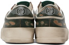 Golden Goose Green & White Stardan Sneakers